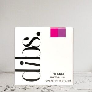 DIBS Beauty Duet Baked Blush VIP Pink NIB Electric Pink Fuchsia 2-in-1 Glow